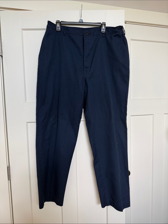 REDKAP Other - Men's Redkap Navy Work Straight-Leg Pants with elastic waist on sides